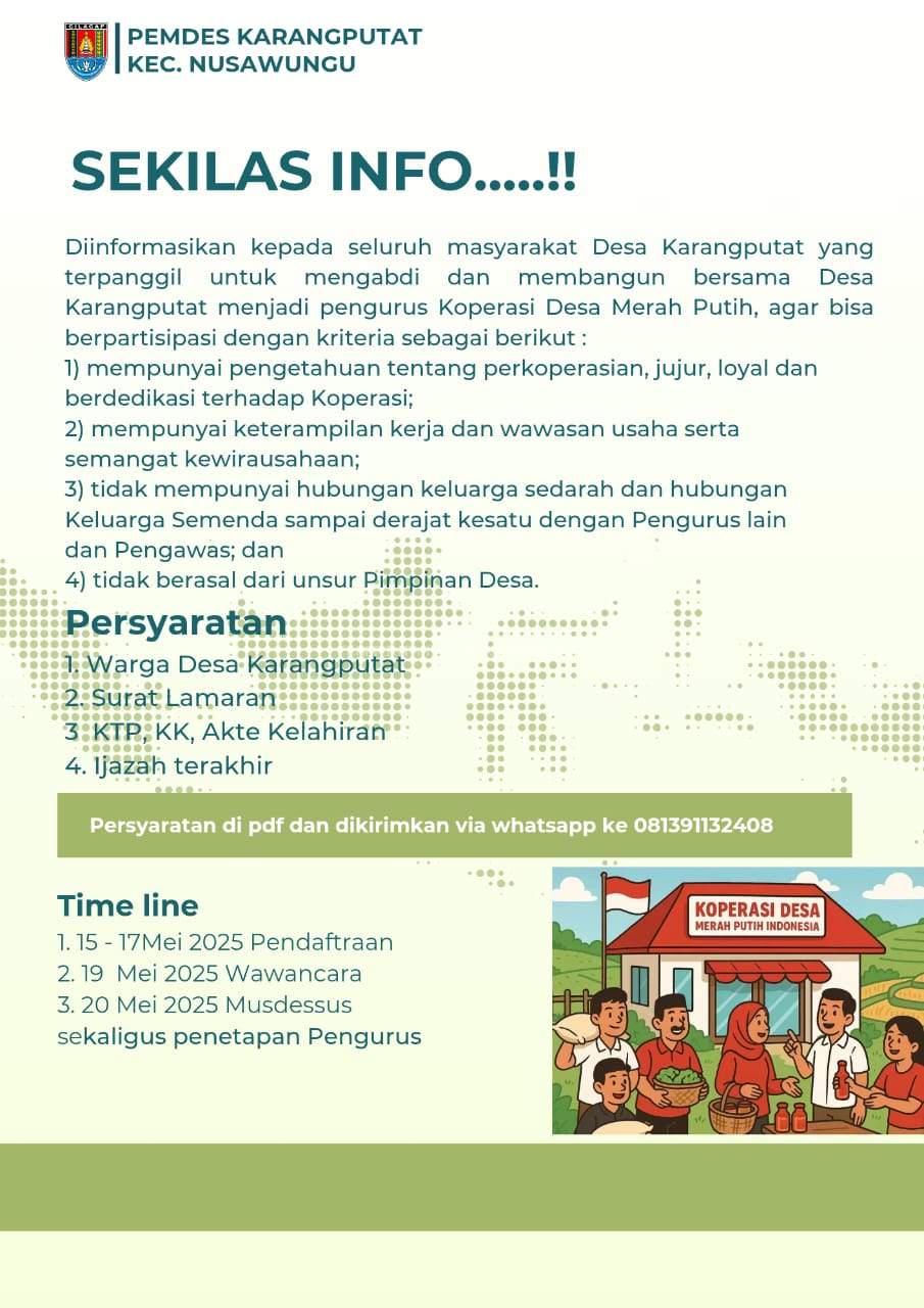 SEKILAS INFO.....!